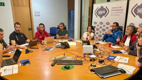 Reuni�n del Centro de Crisis sobre incendios forestales