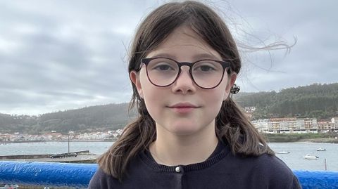 Iria Álvarez Allariz, alumna do colexio Manuela Rial Mouzo de Cee