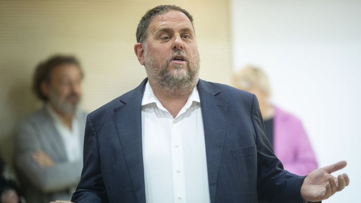 El presidente de ERC, Oriol Junqueras