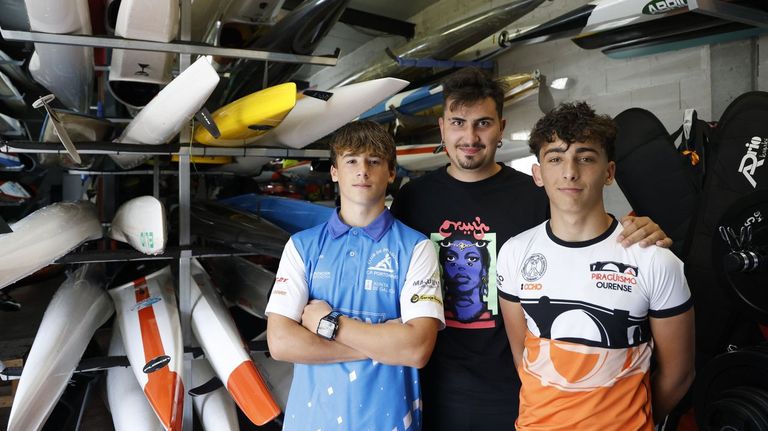 Los mejores palistas infantiles de España entrenan en Ourense