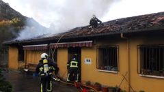 Intervencin del SEPA en un incendio en Piloa