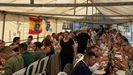 Más de 160 comensales asistieron en Santiago a la comida de confraternización organizada por la Agapol por los Ángeles Custodios.