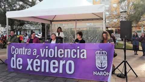 Declaración institucional en Narón.