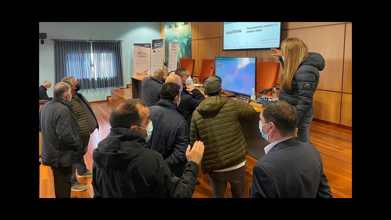 Asistentes a la jornada técnica de la Organización de Productores Pesqueros de Lugo