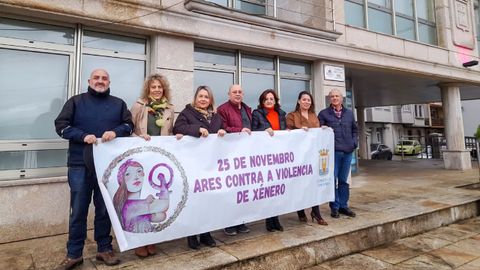 Declaración institucional por el 25-N en Ares.