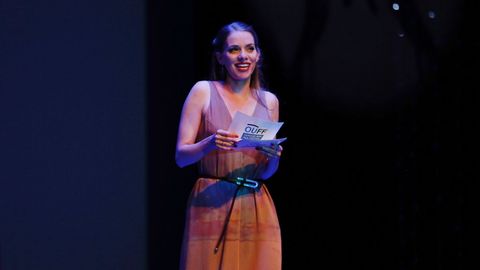 La actriz Mara Mera fue la encargada de presentar la apertura del OUFF 2019