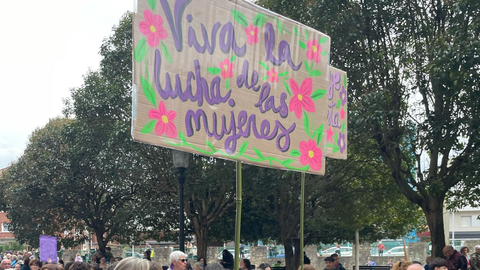 Manifestación por el Día de la Mujer en Asturias