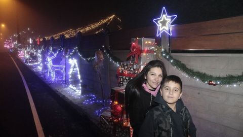Solange, junto a su hijo Fonsi, fue la que empezó con la iniciativa de una gran iluminación navideña