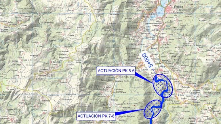 Infraestruturas construirá un tercer carril en A Arredoada y rectificará las curvas, cuyo radio mínimo subirá de 70 a 120 metros