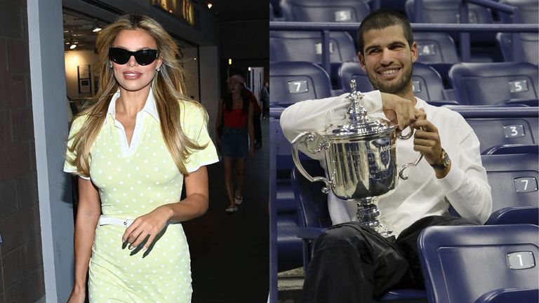 Quién es Brooks Nader, la nueva pareja de Carlos Alcaraz: modelo de 28 años y ex de Constantino de Grecia
