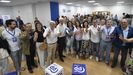 El PP de Lugo celebrando las elecciones generales