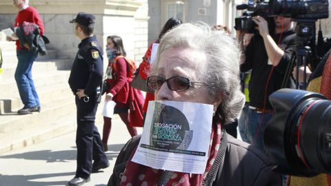Protesta del 2016 contra la ley mordaza en el Congreso