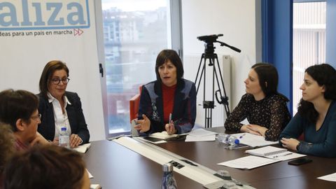 Ana Pontn, portavoz nacional del BNG, en el espacio Pensar Galiza
