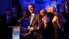 El demcrata Andy Beshear sera el nuevo gobernador de Kentucky tras derrotar al candidato republicano