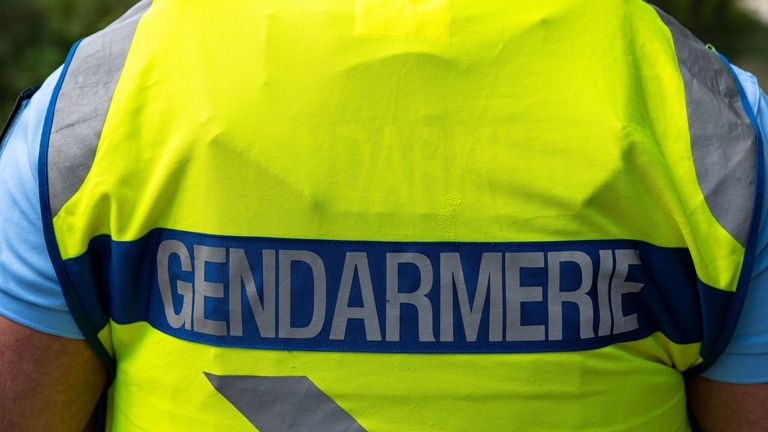 Imagen de la policía francesa de archivo