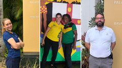 &Aacute;ngela &Aacute;lvarez, Irene Abal y Francisco Fern&aacute;ndez, en hoteles extranjeros tras su paso por el campus de Ourense