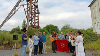 El secretario de Estado de Memoria Democr�tica, Fernando Mart�nez,preside el acto con motivo de la incoaci�n del expediente de declaraci�n de la Mina de La Camocha (Gij�n) como Lugar de la Memoria Democr�tica