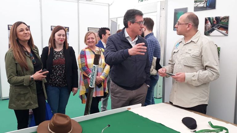 Ignacio Prendes en la inauguración de la XXI Feria del Salmón Asturpesca-Capenastur 2019