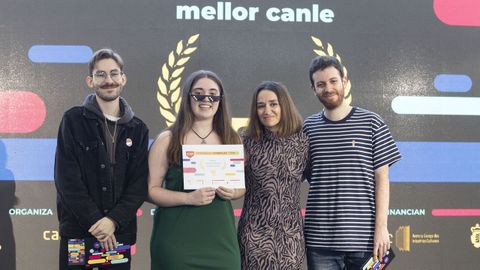 El videopodcast O Faiado se llev el premio a mejor canal de contenido digital en gallego