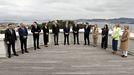 Foto de los miembros actuales del Consello de la Xunta, en la reunión que tuvieron la semana pasada en Vigo.