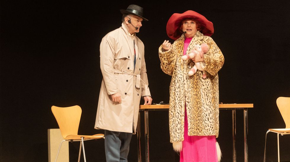 Un instante de �Entre dos�, con Julio Pereira y Tet� Delgado 