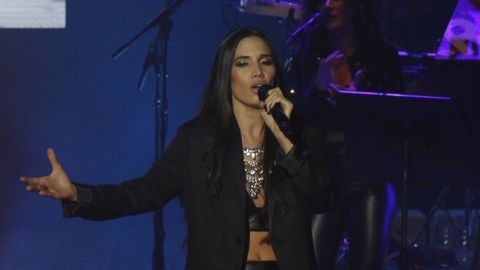 India Martínez, en un concierto en el Palacio de la Ópera de A Coruña en enero del 2020