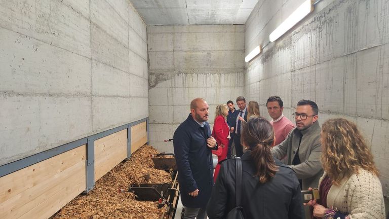 Visita inaugural de la segunda fase del District Heating Pozo Fondón