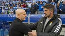 Calero y Paunovic, antes del Real Oviedo-Levante