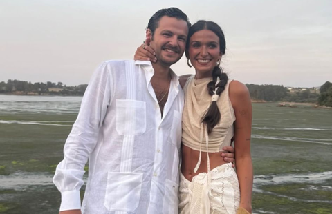 Story de Instagram de Pablo Castellano de la preboda de Alejandra Navarro y Carlos Fuente en Castropol