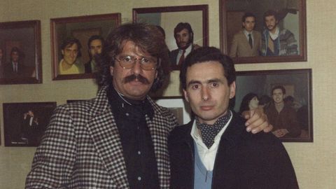 El cómico Bigote Arrocet también pasó por la discoteca de Jesús Castro