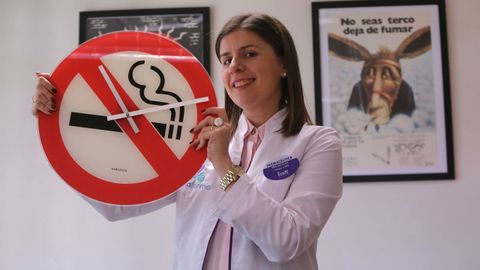 Noa Rey, farmacéutica experta en la lucha contra el tabaquismo. 