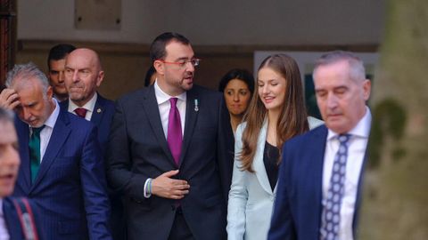 La princesa Leonor recibe el ttulo de alcaldesa honoraria de Oviedo y la Medalla de Asturias