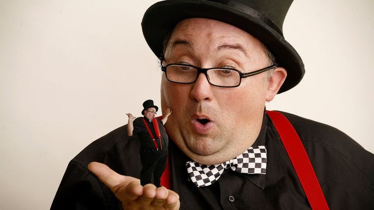 Dos magos en «Vigo, rúa máxica»