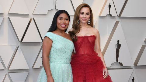 Las actrices Yalitza Aparicio y Marina de Tavira