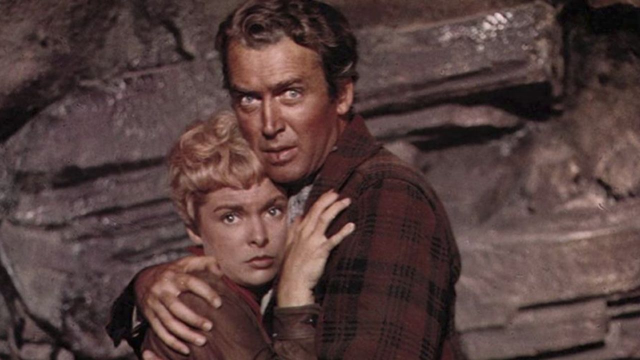 Cine en Barbanza.James Stewart y Janet Leigh, en &laquo;Colorado Jim&raquo;.