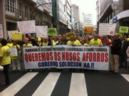 Los afectados de las preferentes cortan San Andr�s