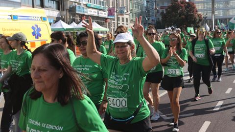 Carrera y andaina contra el cáncer en A Coruña