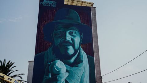 «Fendetestas», el mural de Mon Devane en Cambre elegido como uno de los mejores del mundo por la plataforma Street Art Cities.