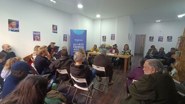 Asamblea de Podemos en Oviedo