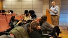 El psicólogo de la Universidad de Cornell, Gary Evans, durante su conferencia en la Universidade da Coruña