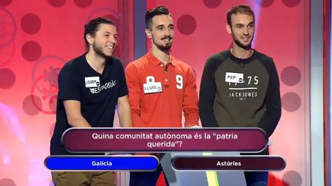 Josep, Lluis y Pep, concursantes de Jo en s� m�s que tu, de IB3