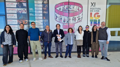 La viceconsejera de Derechos Ciudadanos, Beatriz Gonz�lez Prieto, en el festival de cine LGTBI