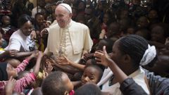 El papa Francisco llega a Uganda