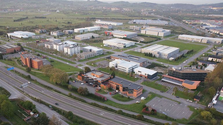 Imagen aérea del Parque Tecnológico de Asturias
