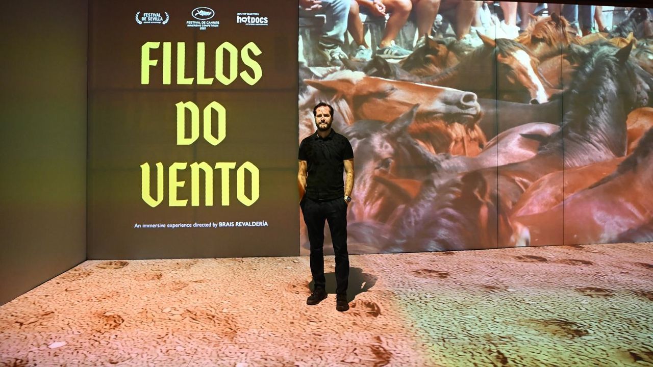 El lucense presentó en Sevilla «Fillos do vento: a rapa», un documental inmersivo sobre la Rapa das Bestas de Sabucedo