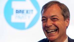 Nigel Farage se presenta a las elecciones al Parlamento Europeo como cabeza de cartel del Brexit Party