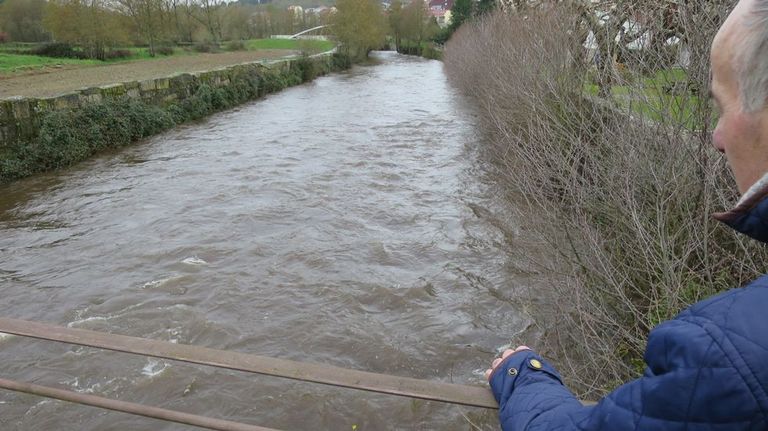 El río Asma, a su paso por Chantada, en una imagen de archivo