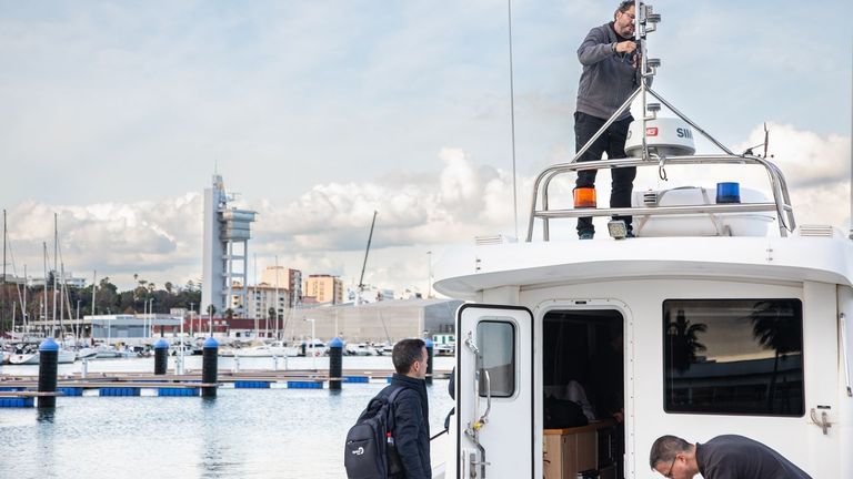 Alen Space prueba con éxito en Algeciras su satélite para comunicaciones en el mar