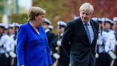  Merkel y Johnson mantuvieron posiciones encontradas con respecto al brexit
