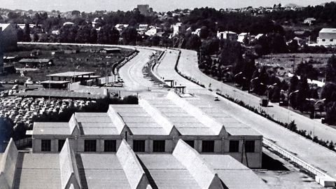 Imagen de la fábrica de Citroën en Vigo en los años 60